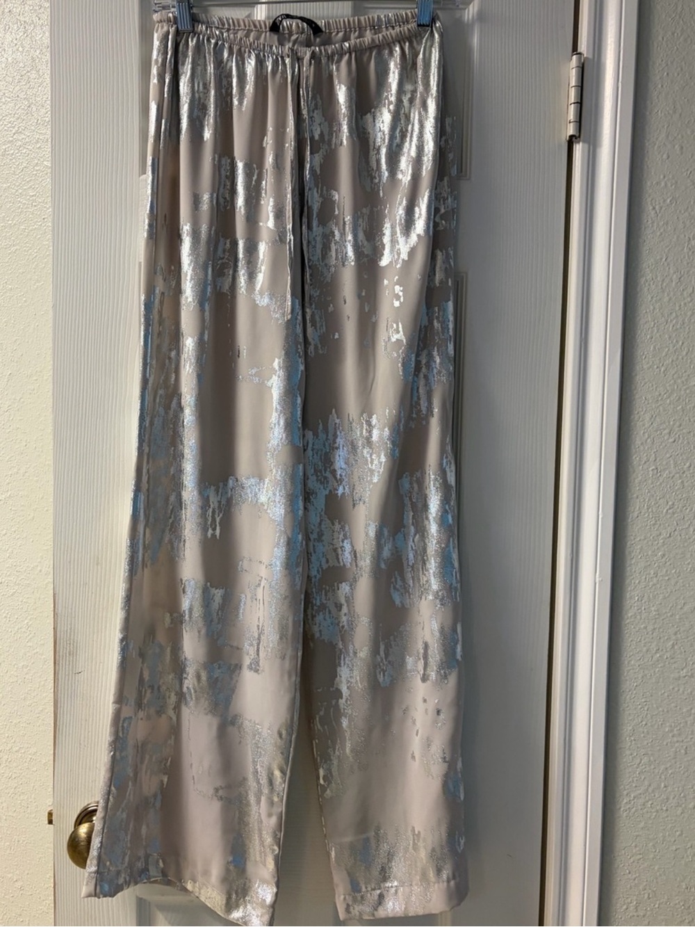 Zara Metallic Pants
